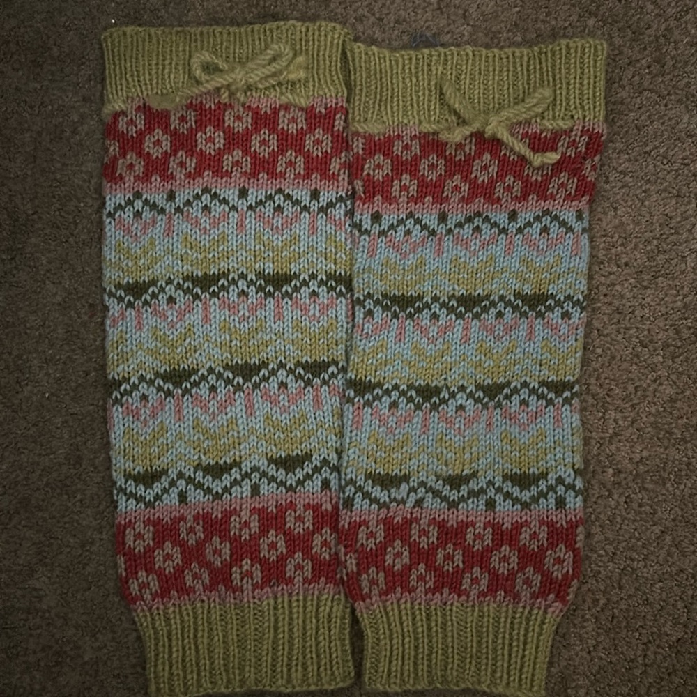 French Knot Leg Warmers